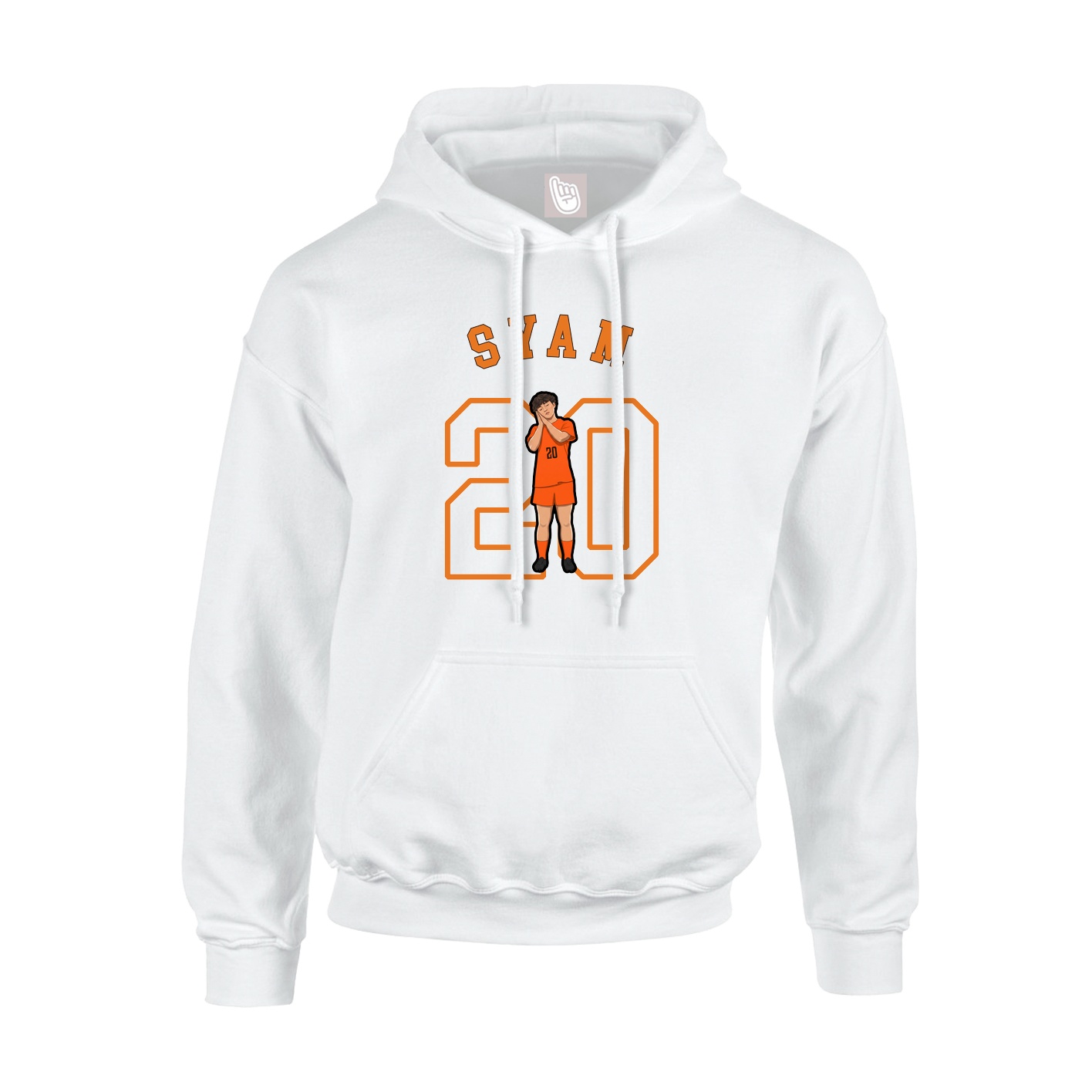 Hoodie — Shirsey Arch in White