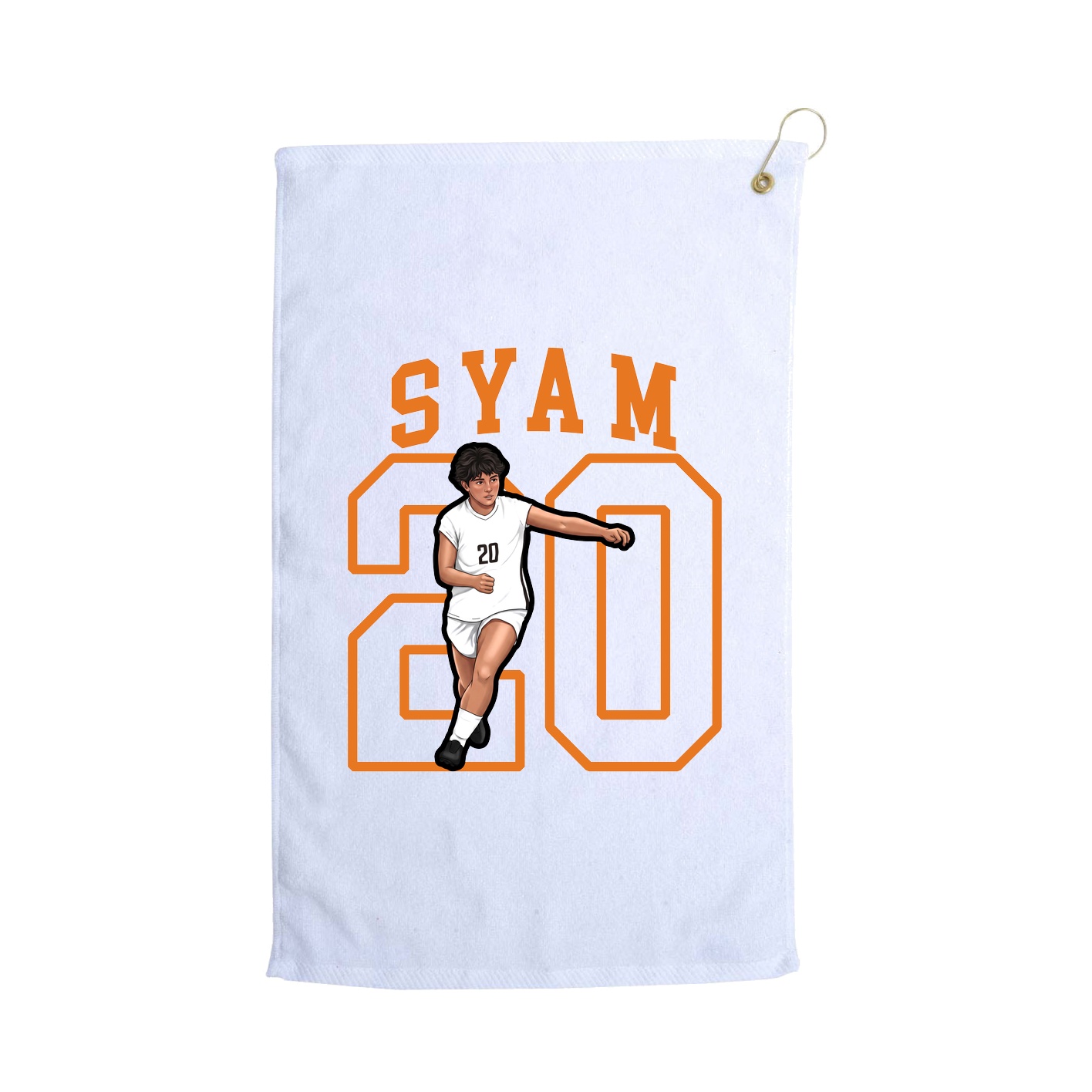 Golf Towel — Shirsey in White