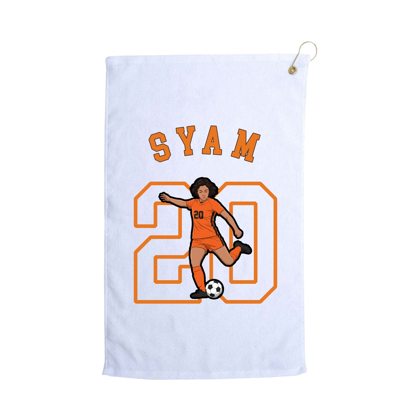 Golf Towel — Shirsey Arch in White