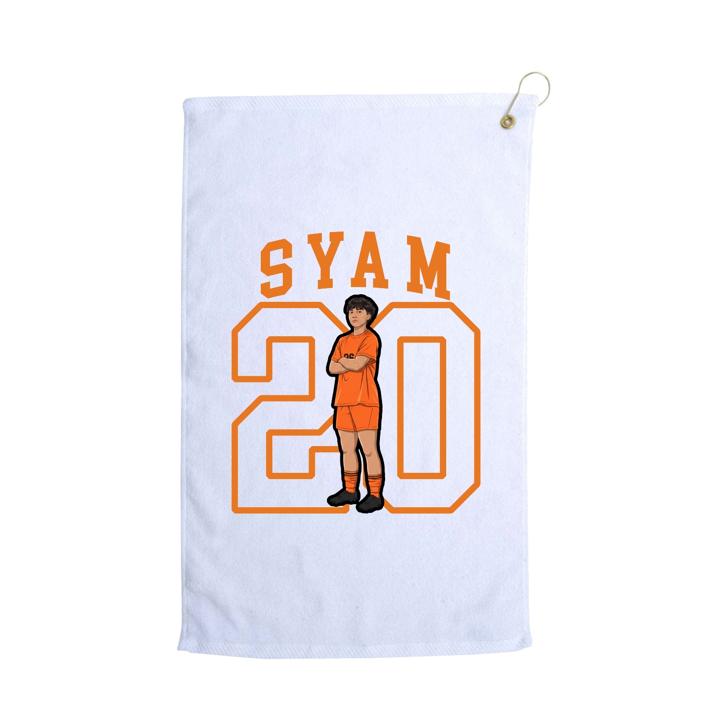 Golf Towel — Shirsey in White