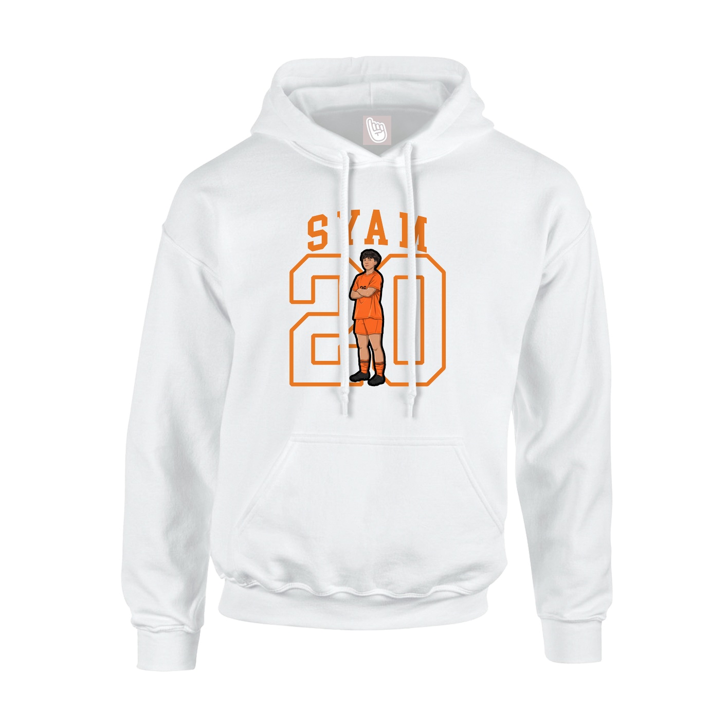 Hoodie — Shirsey in White