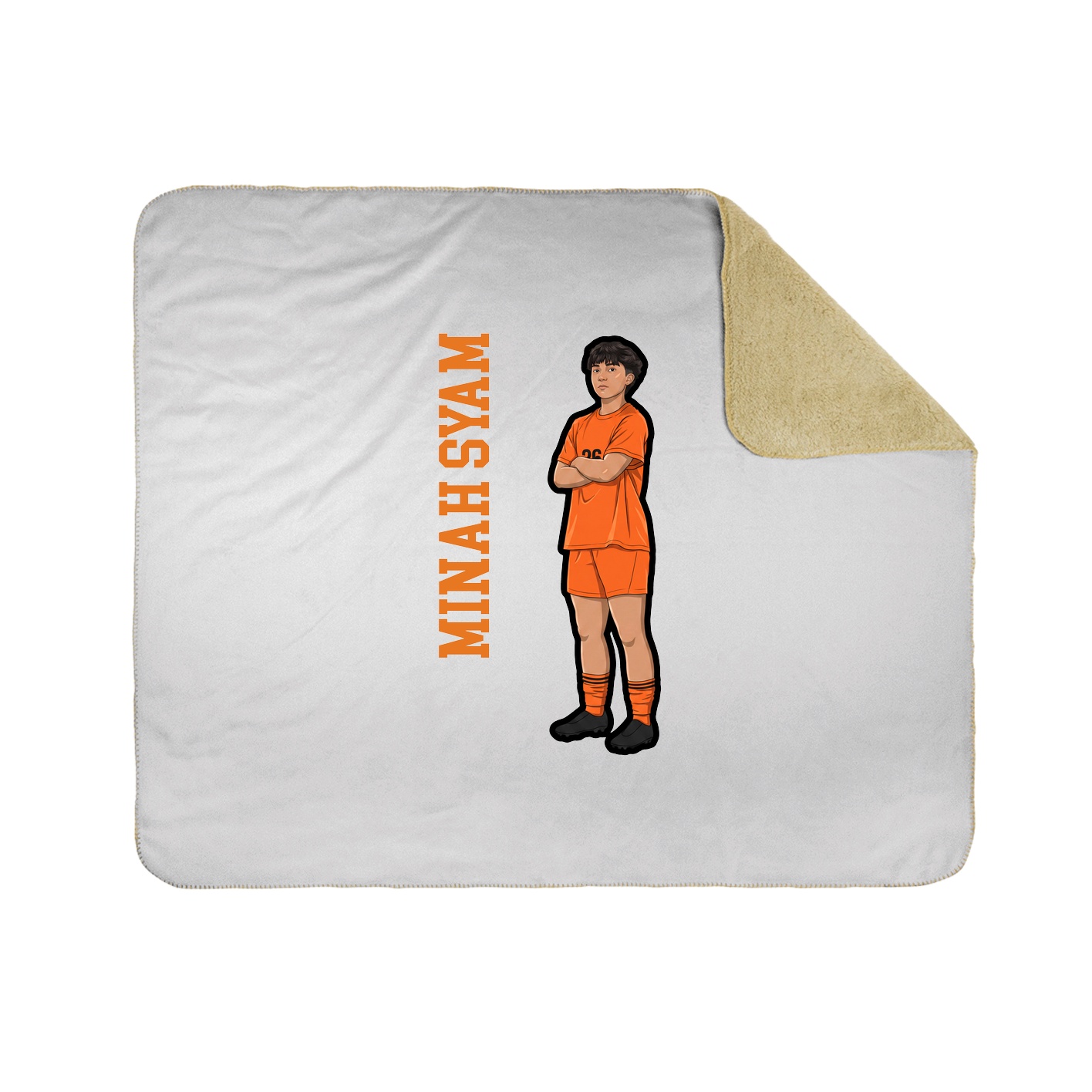50x60 Sherpa Lined Throw Blanket