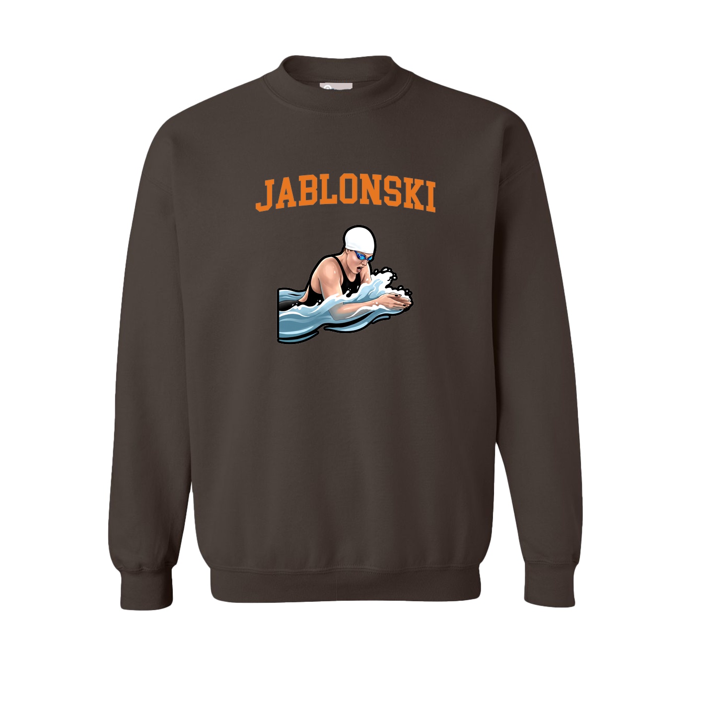 Fleece Crew — Shirsey in Brown