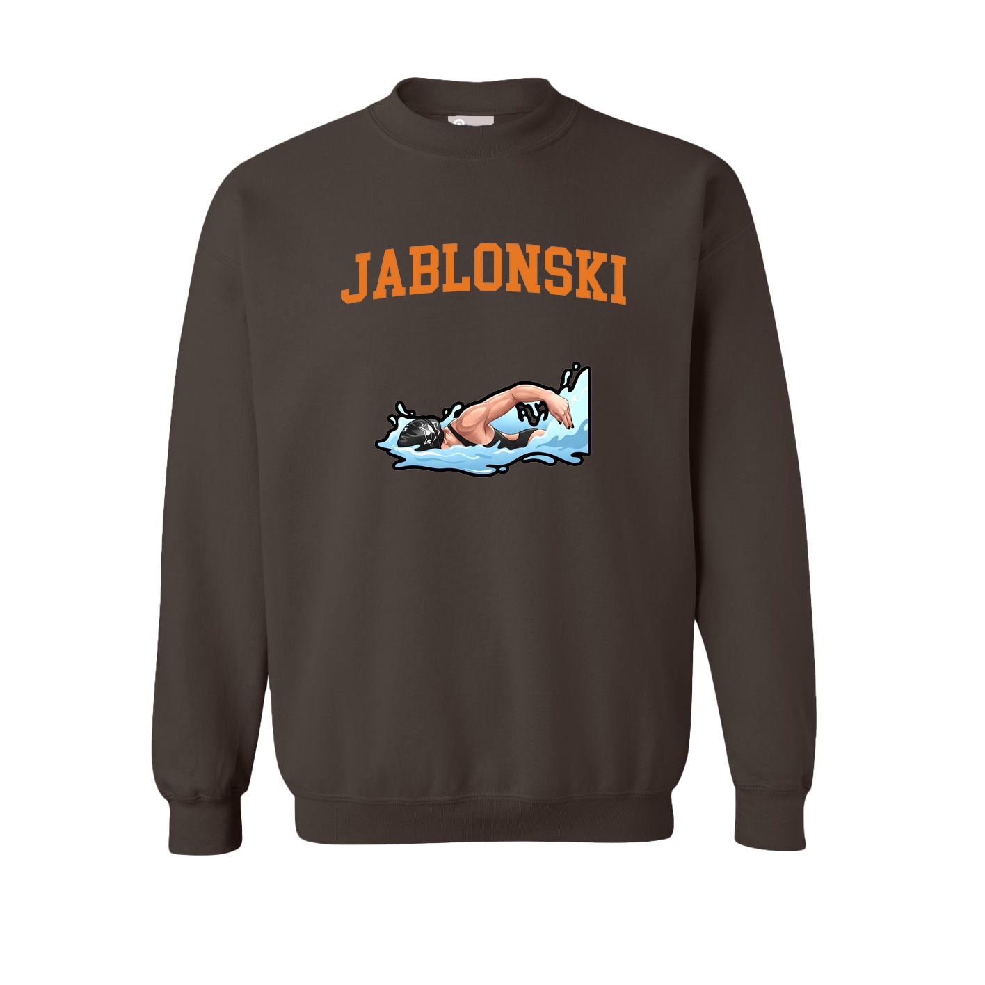 Fleece Crew — Shirsey in Brown
