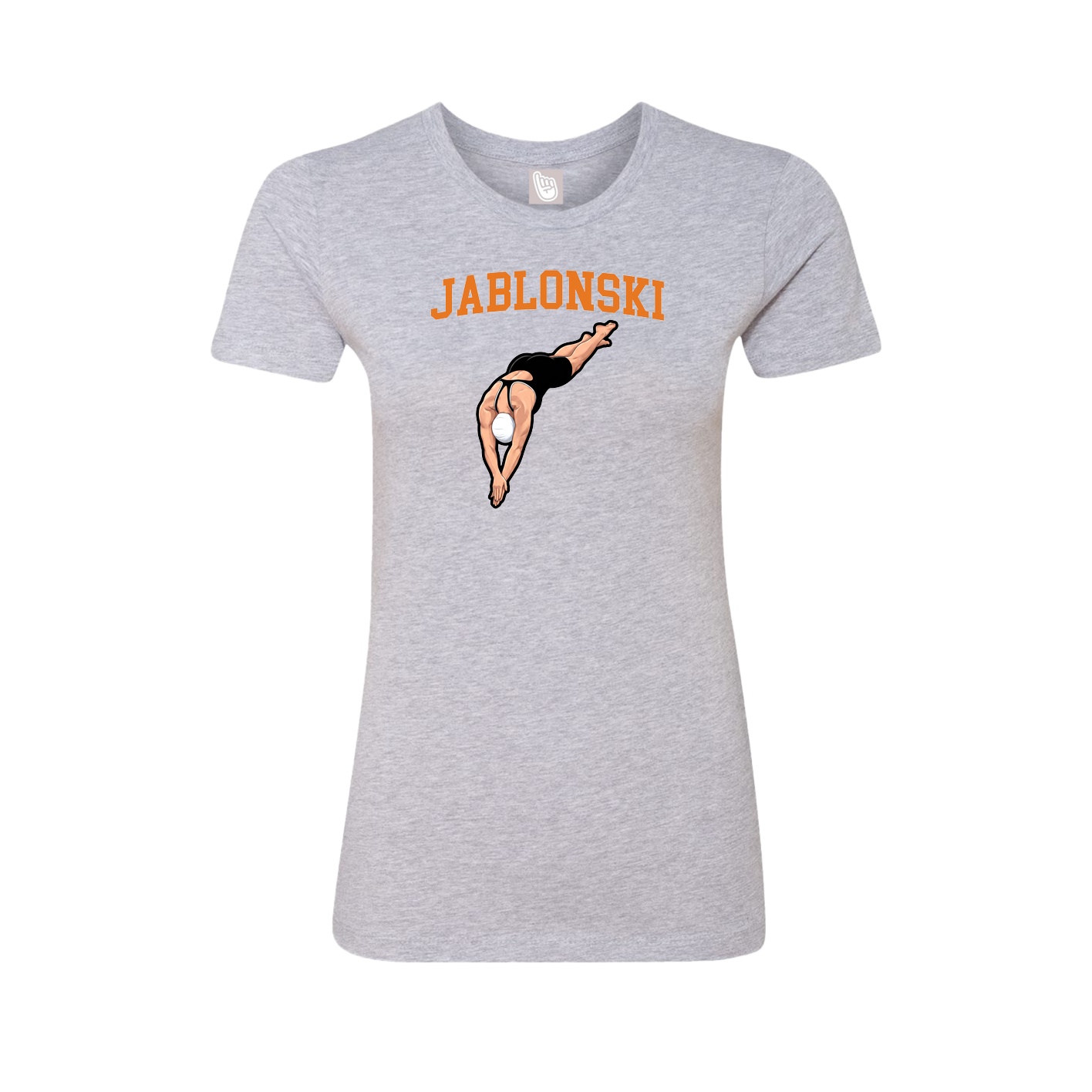 Fitted Women's Tee — Shirsey in Grey