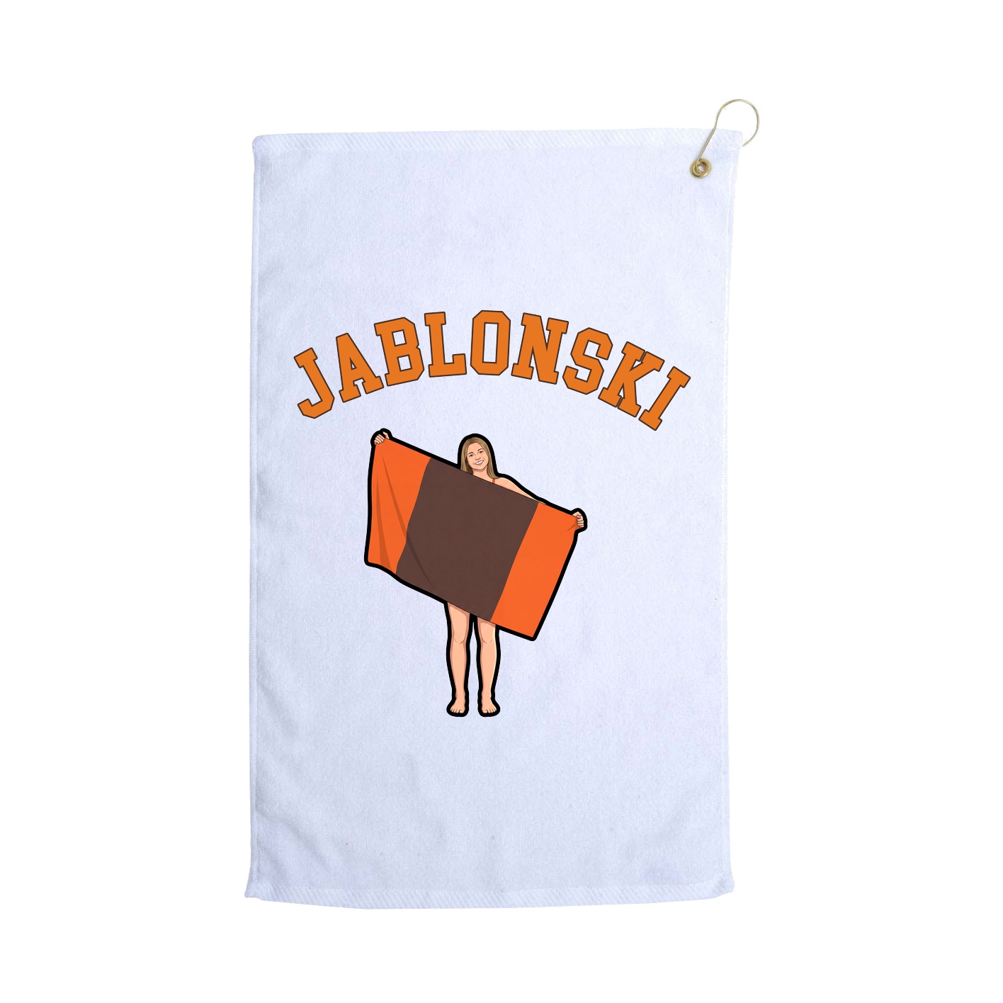 Golf Towel — Shirsey Arch in White