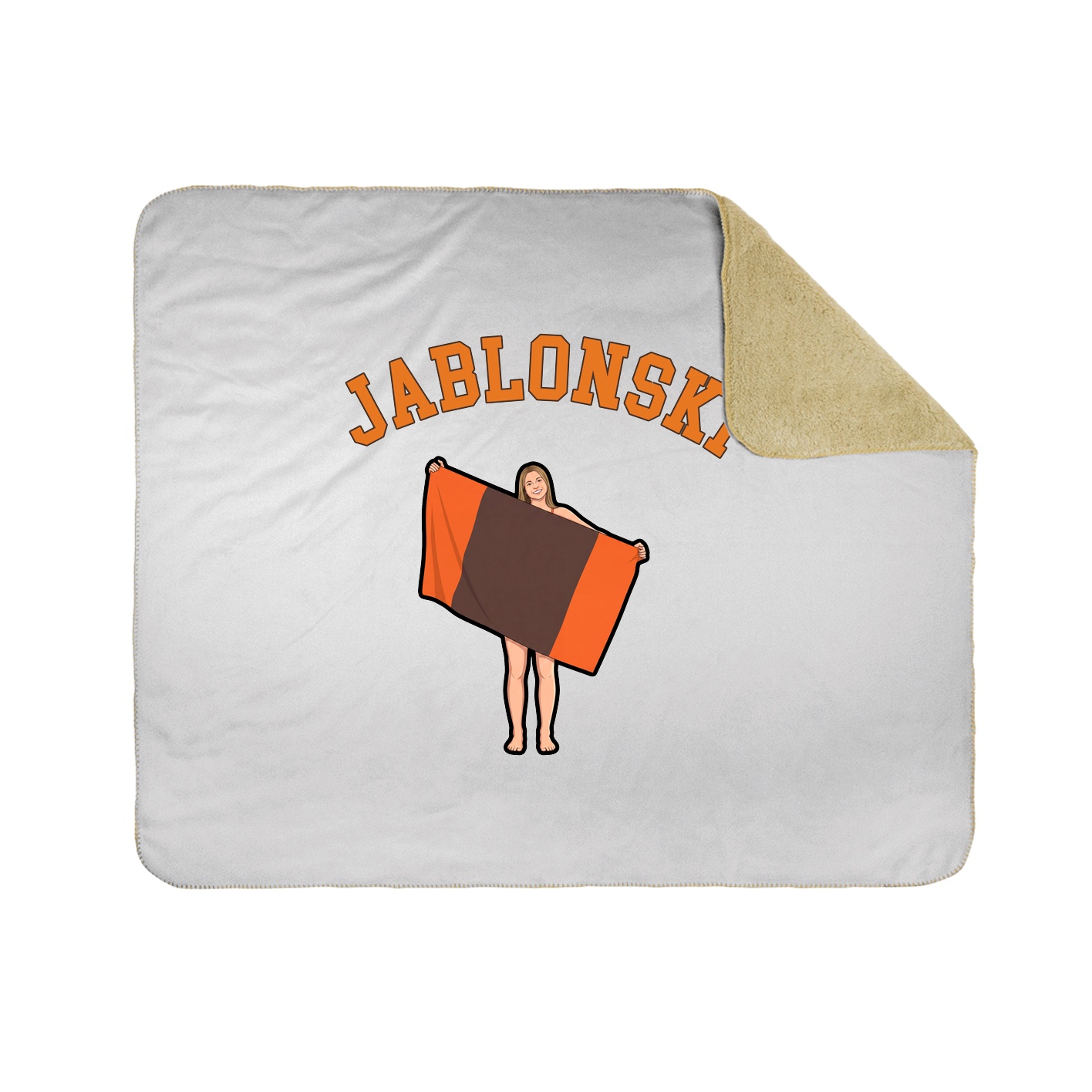 Throw Blanket — Shirsey Arch in White