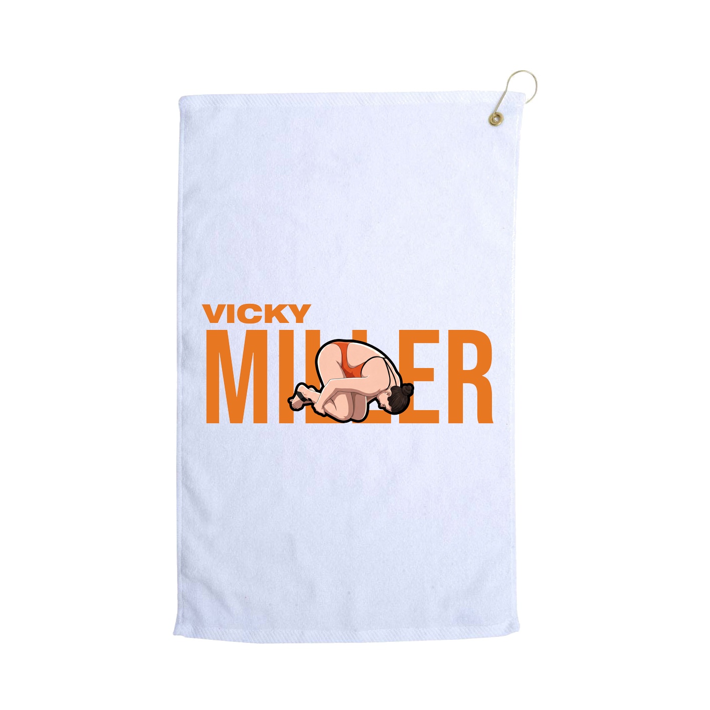 Golf Towel — Player Name in White