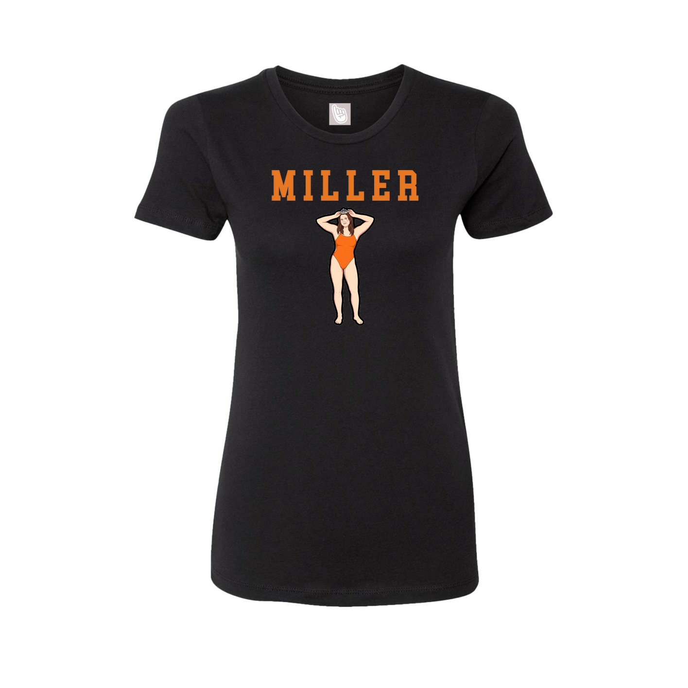 Fitted Women's Tee — Shirsey in Black