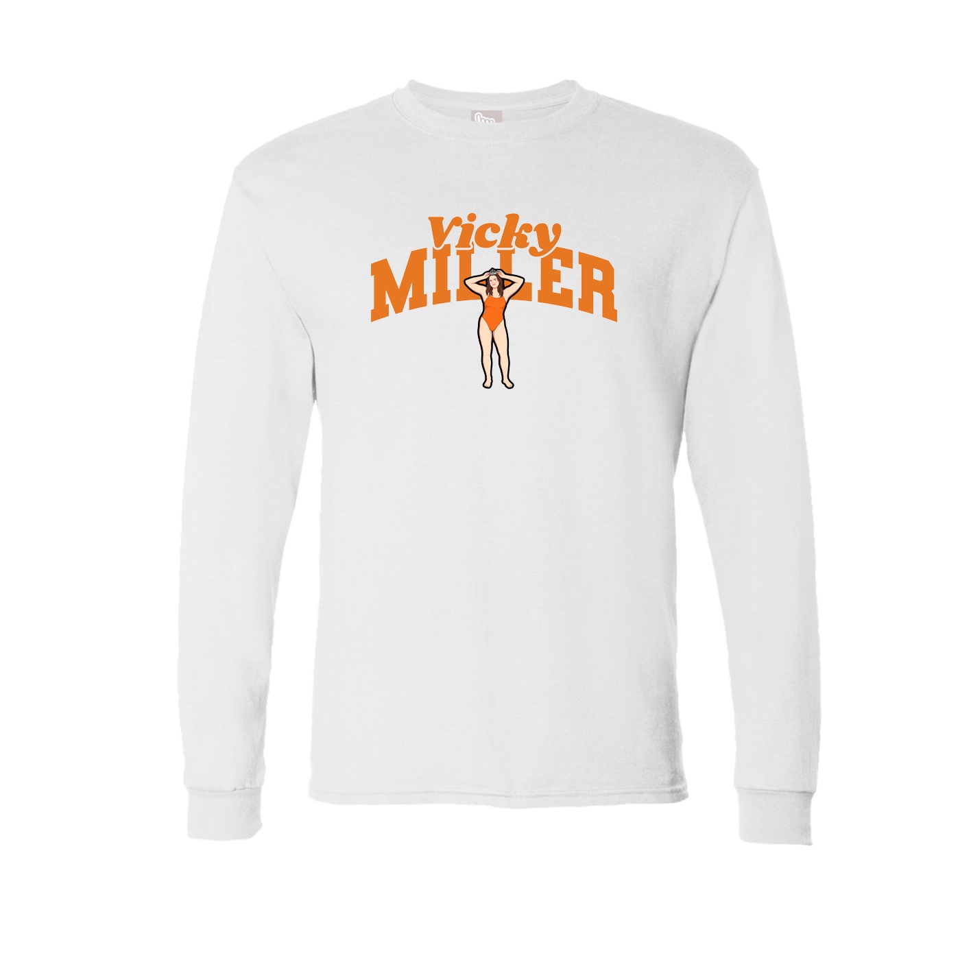 Long Sleeve Tee — Signature Arch in White
