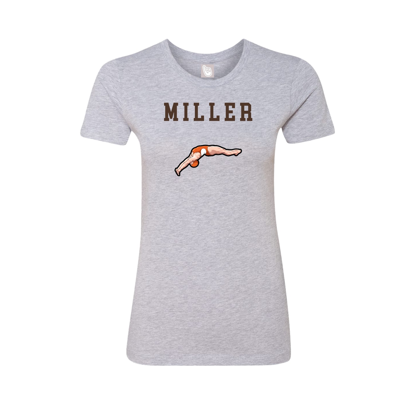Fitted Women's Tee — Shirsey in Grey