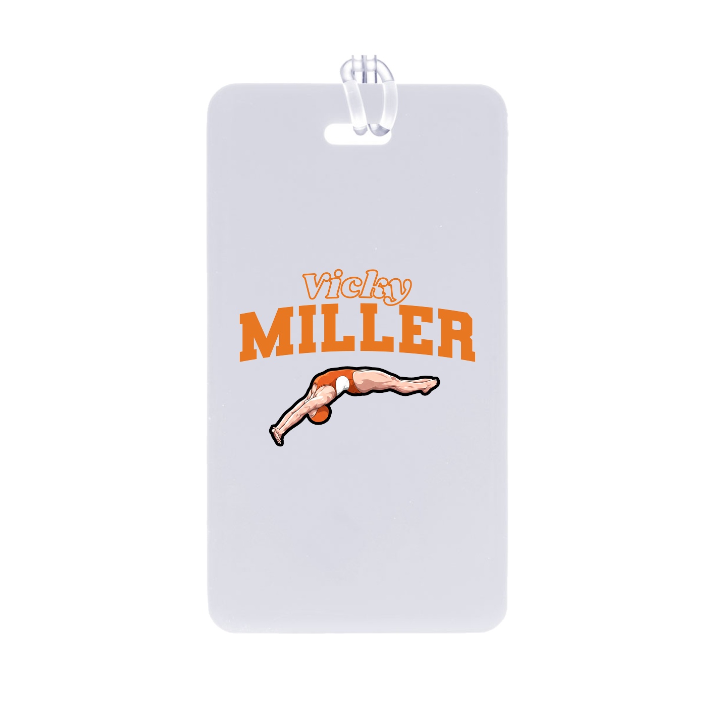 Bag Tag — Name Arch in Classic
