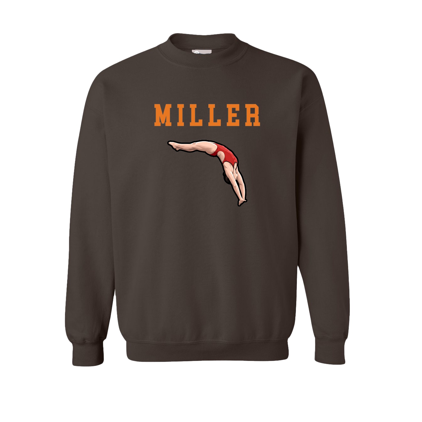 Fleece Crew — Shirsey in Brown