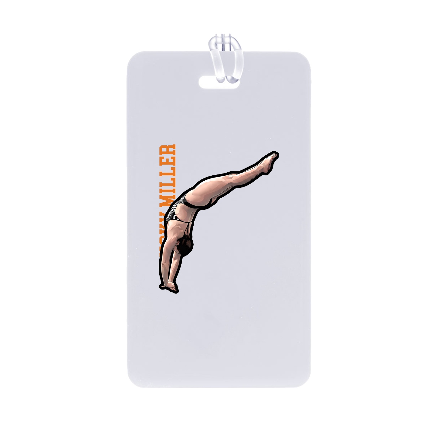 Bag Tag — Name Vertical in Classic