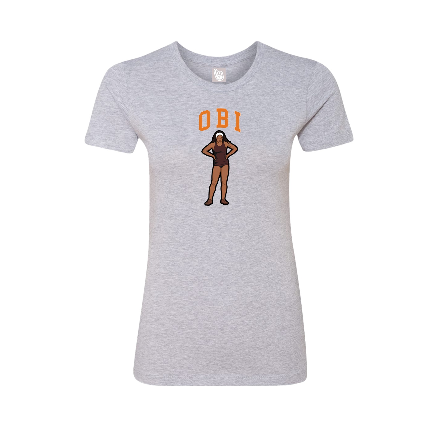 Fitted Women's Tee — Shirsey in Grey