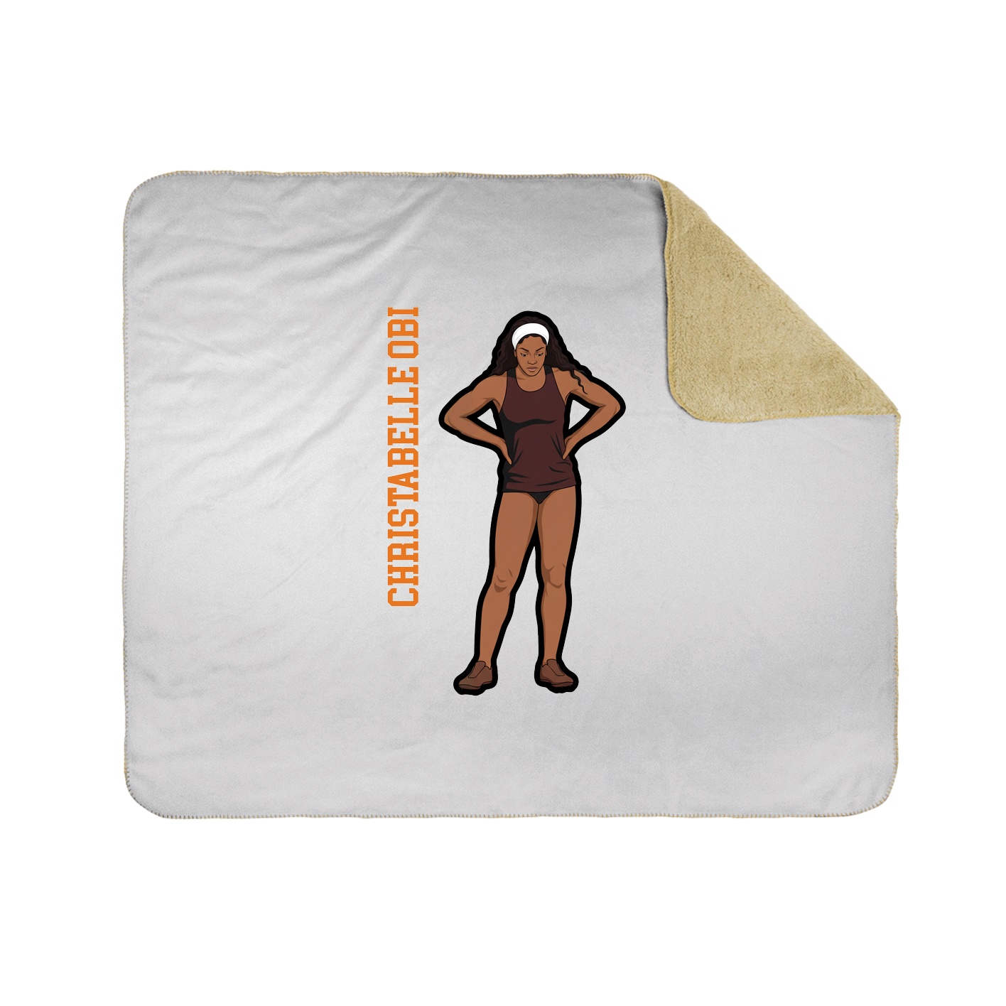 50x60 Sherpa Lined Throw Blanket