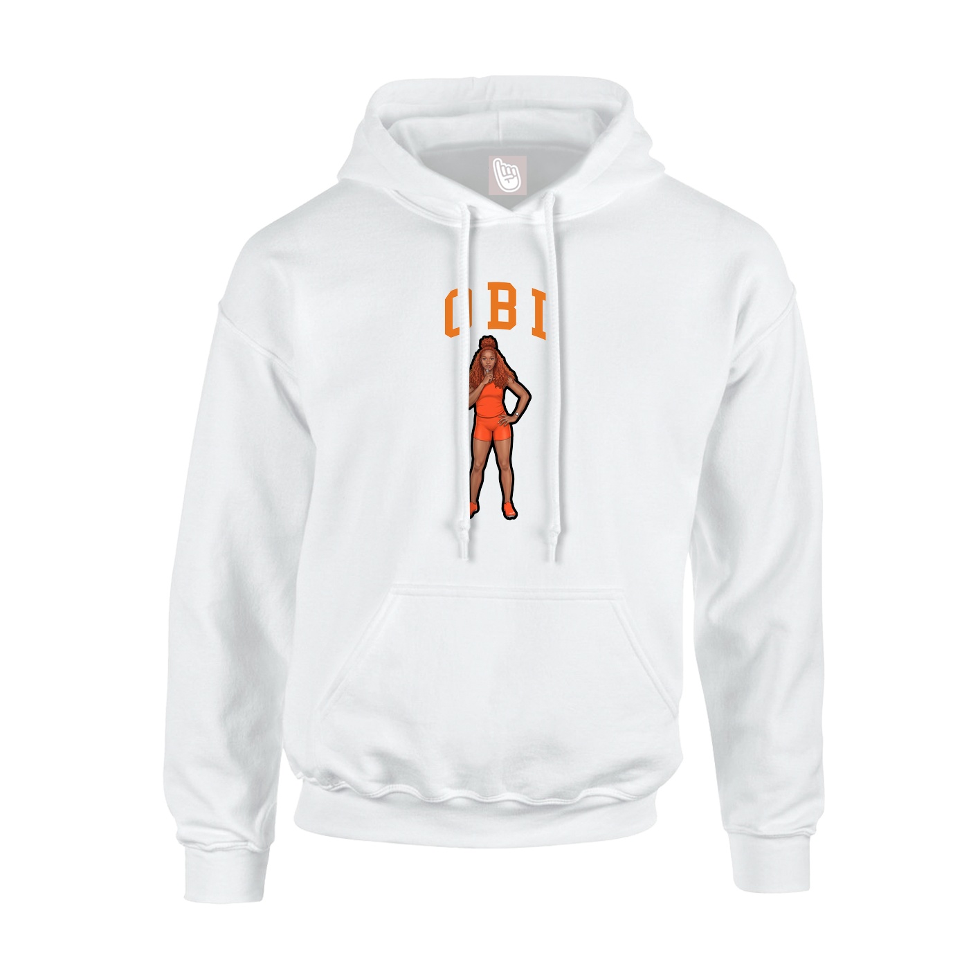 Hoodie — Shirsey in White