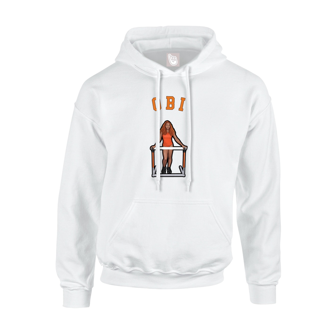 Youth Hoodie — Shirsey Arch in White
