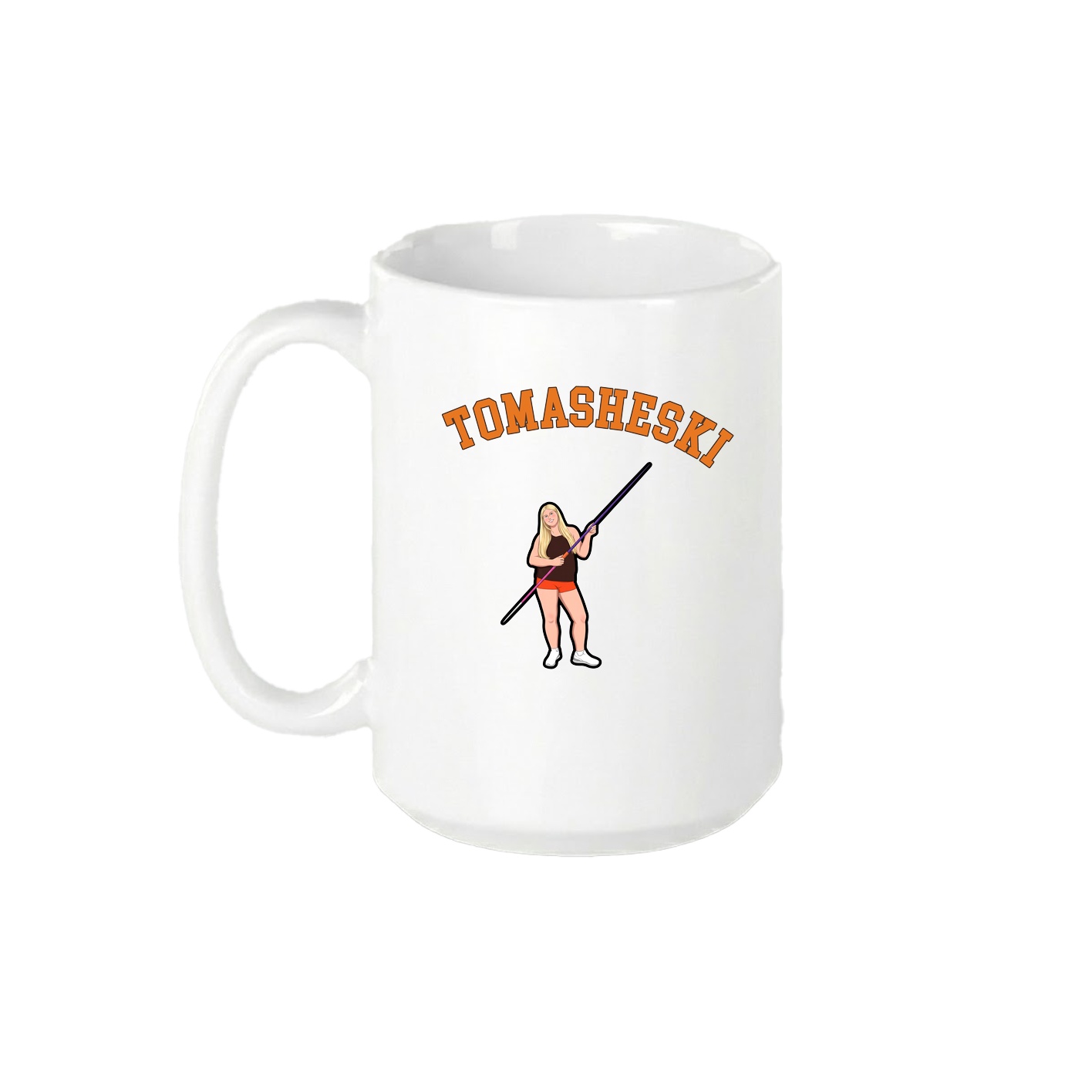 15oz Coffee Mug — Shirsey Arch in White