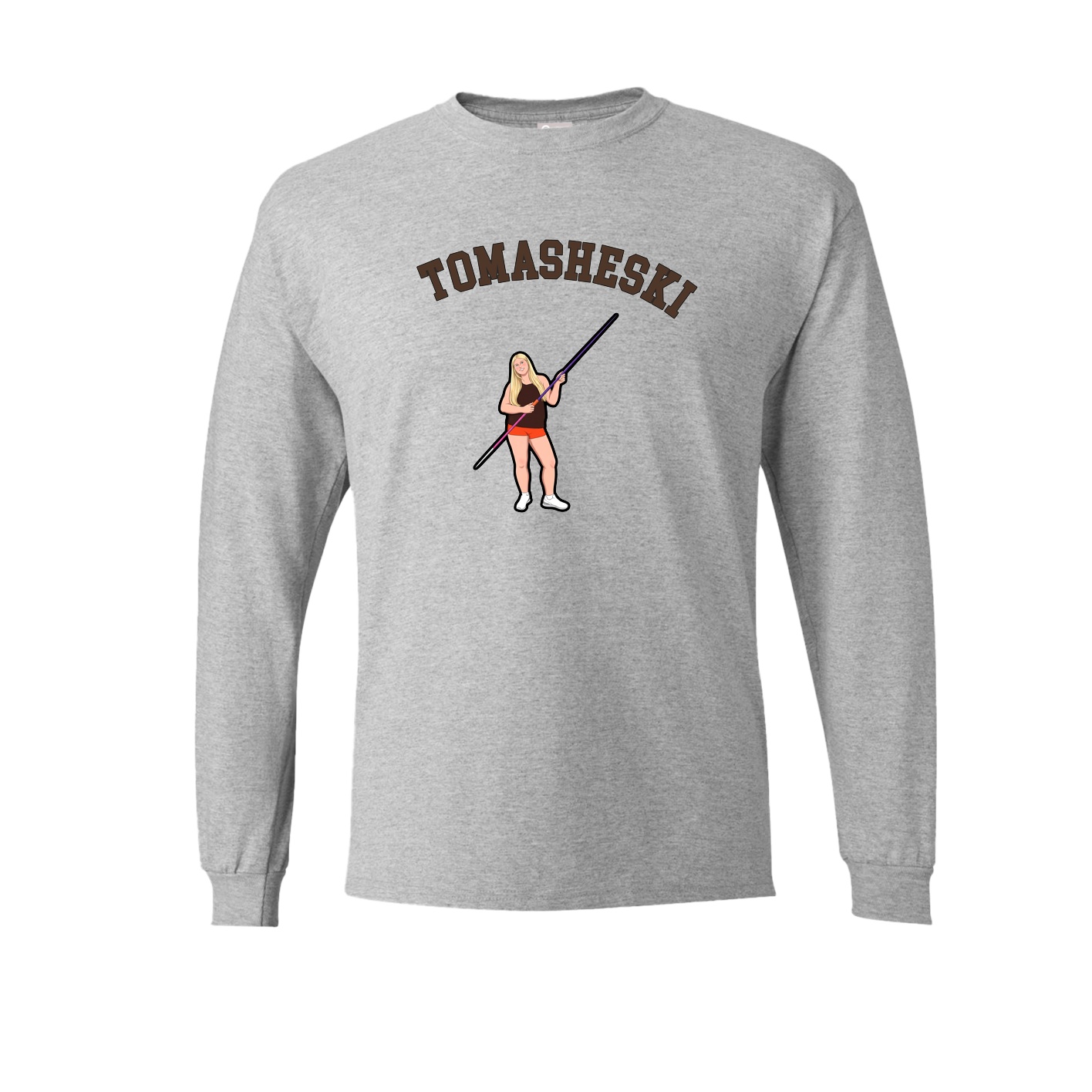 Long Sleeve Tee — Shirsey Arch in Grey