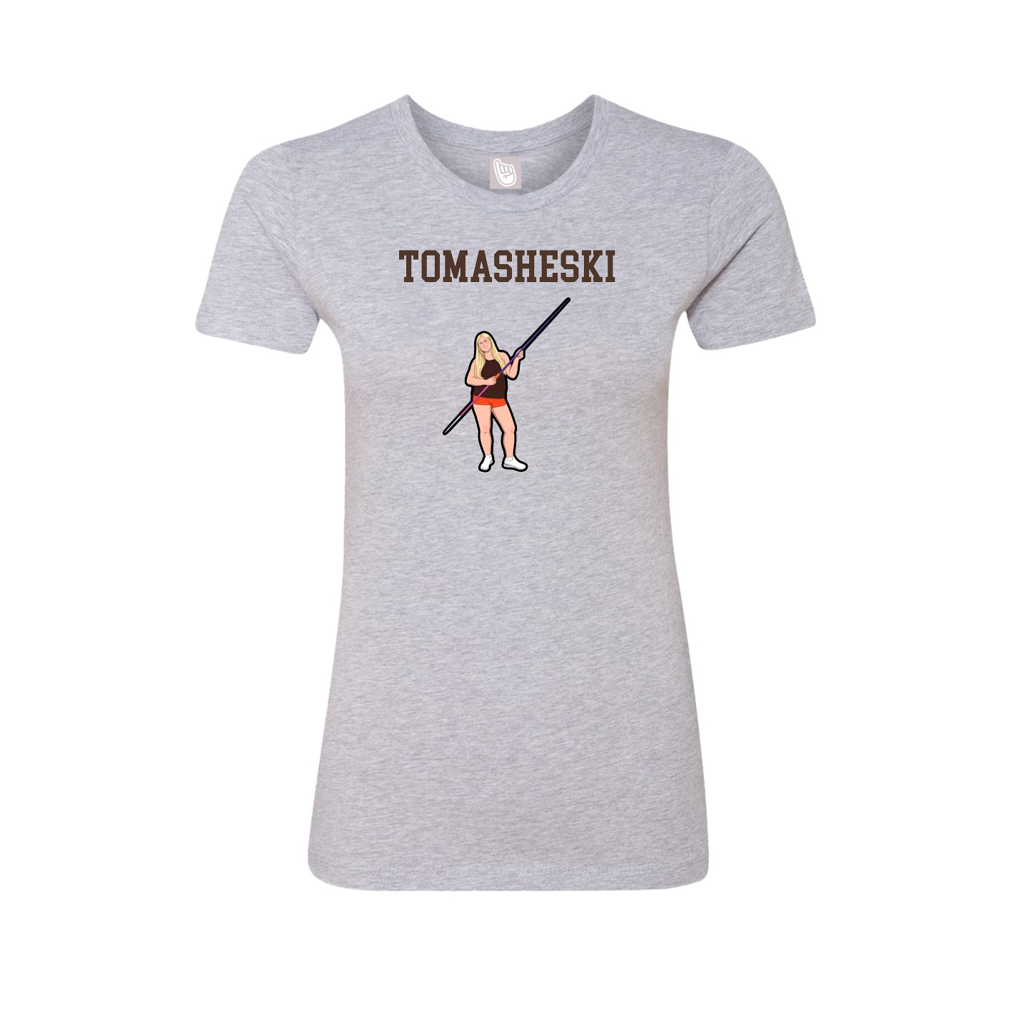 Fitted Women's Tee — Shirsey in Grey
