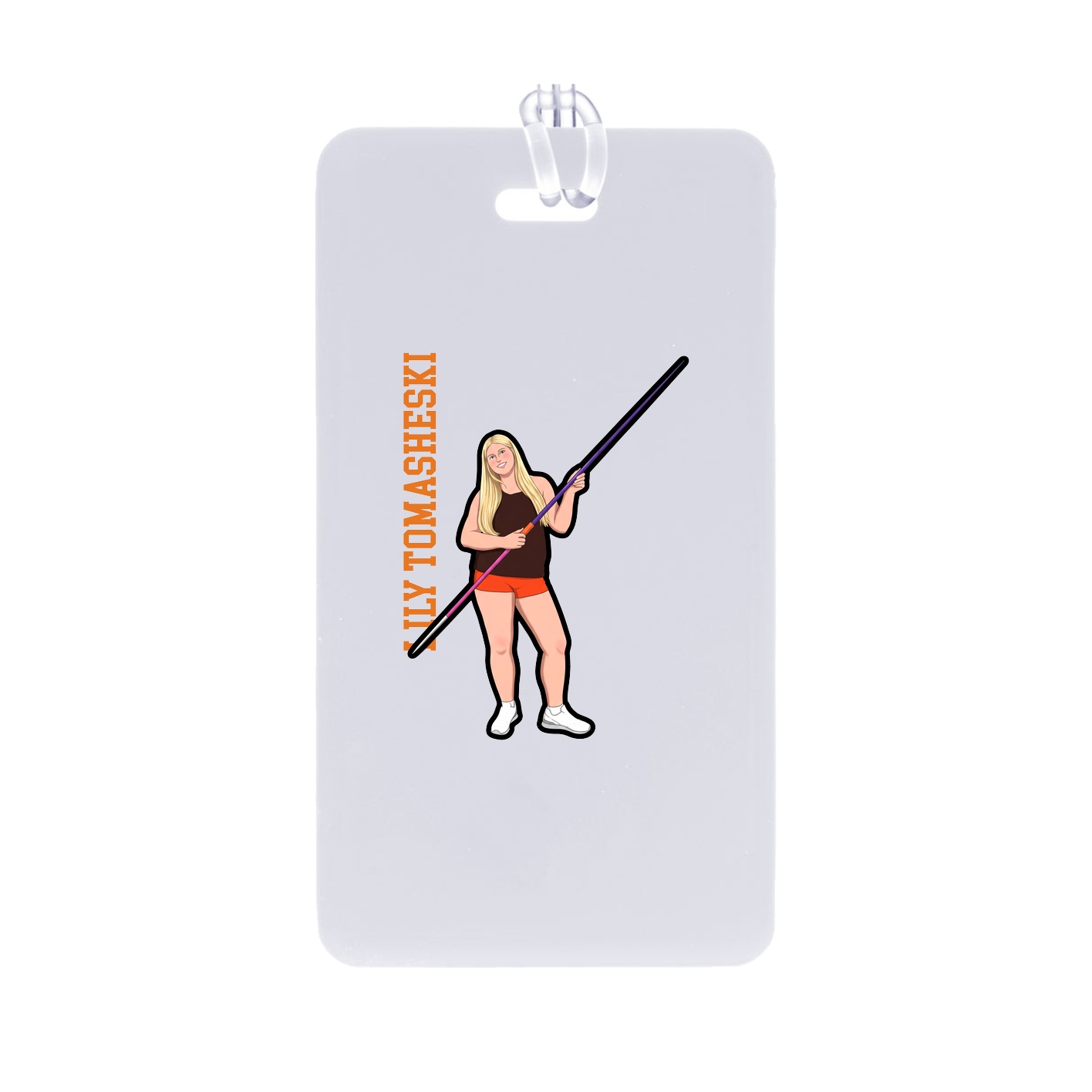 Bag Tag — Name Vertical in Classic