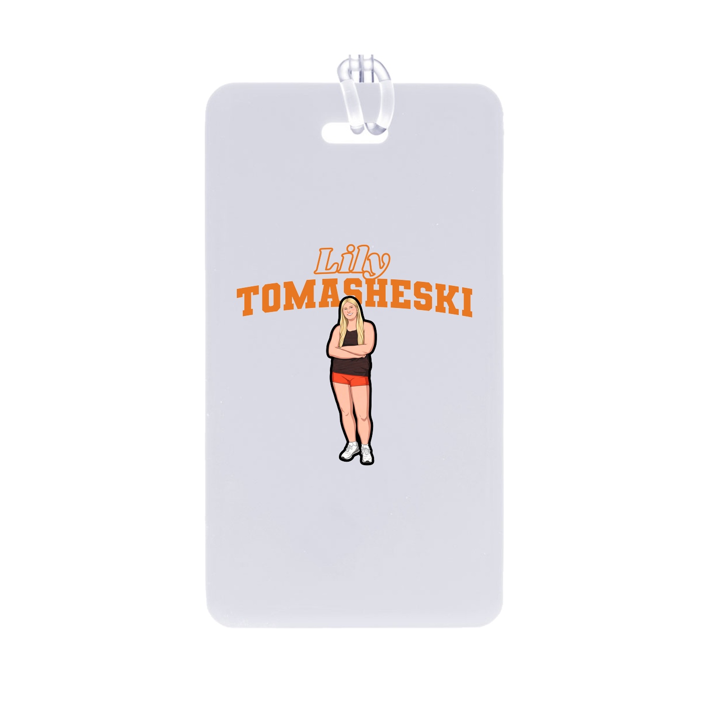 Bag Tag — Name Arch in Classic
