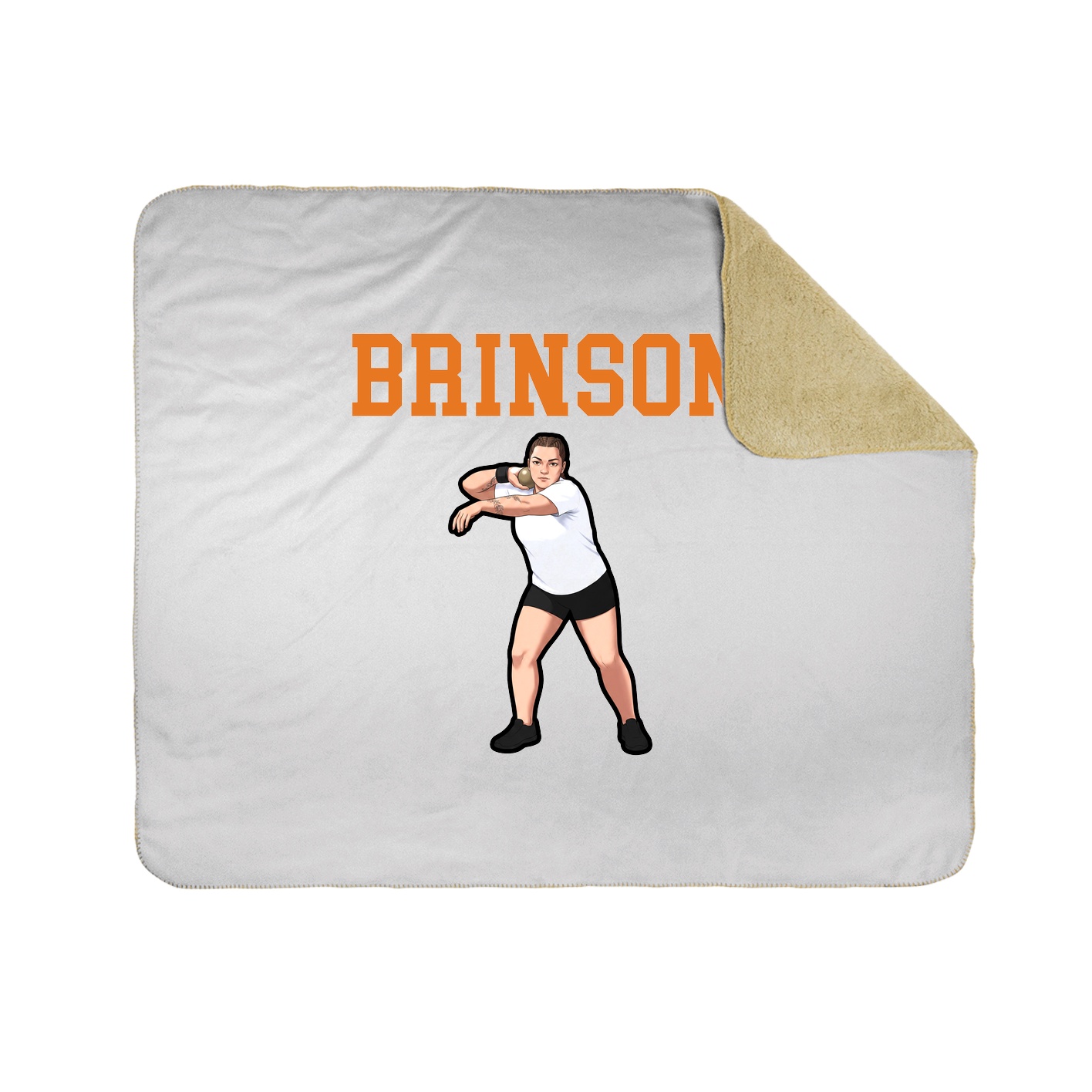 Throw Blanket — Shirsey in White