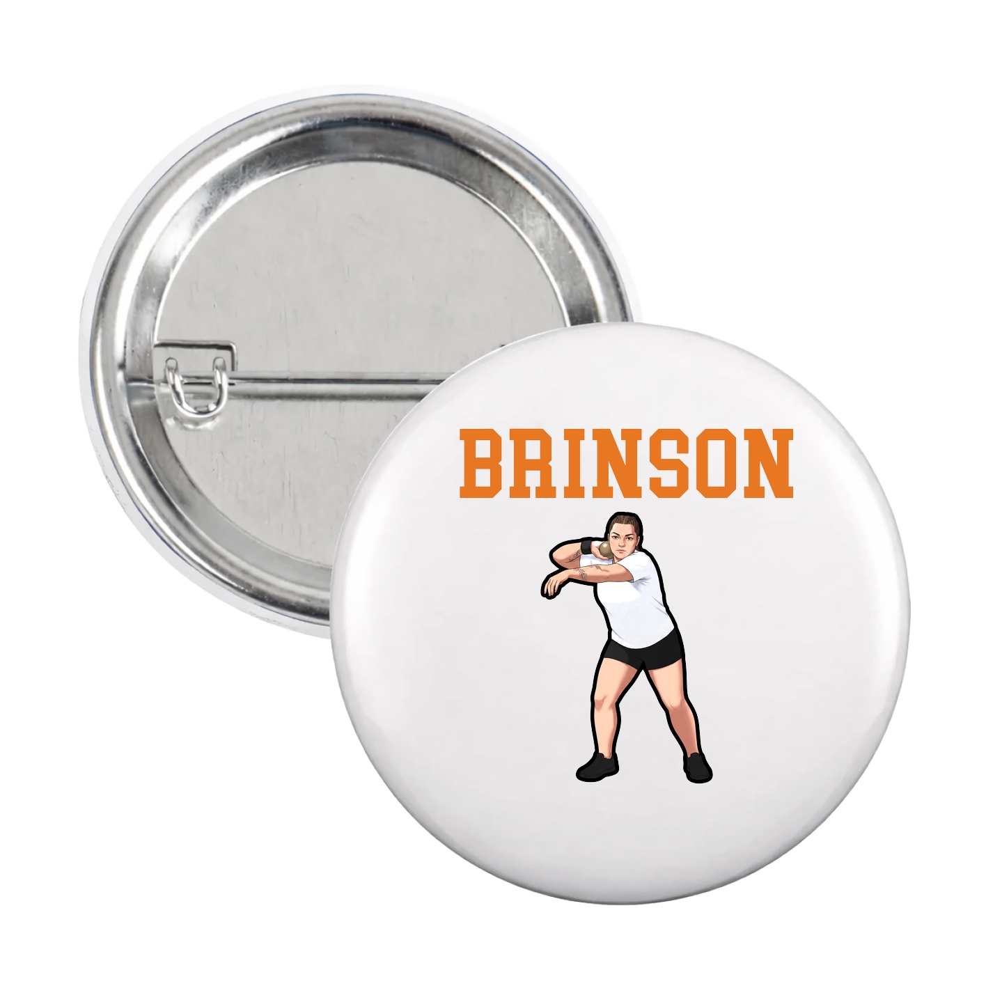 Game Day Button — Shirsey in White