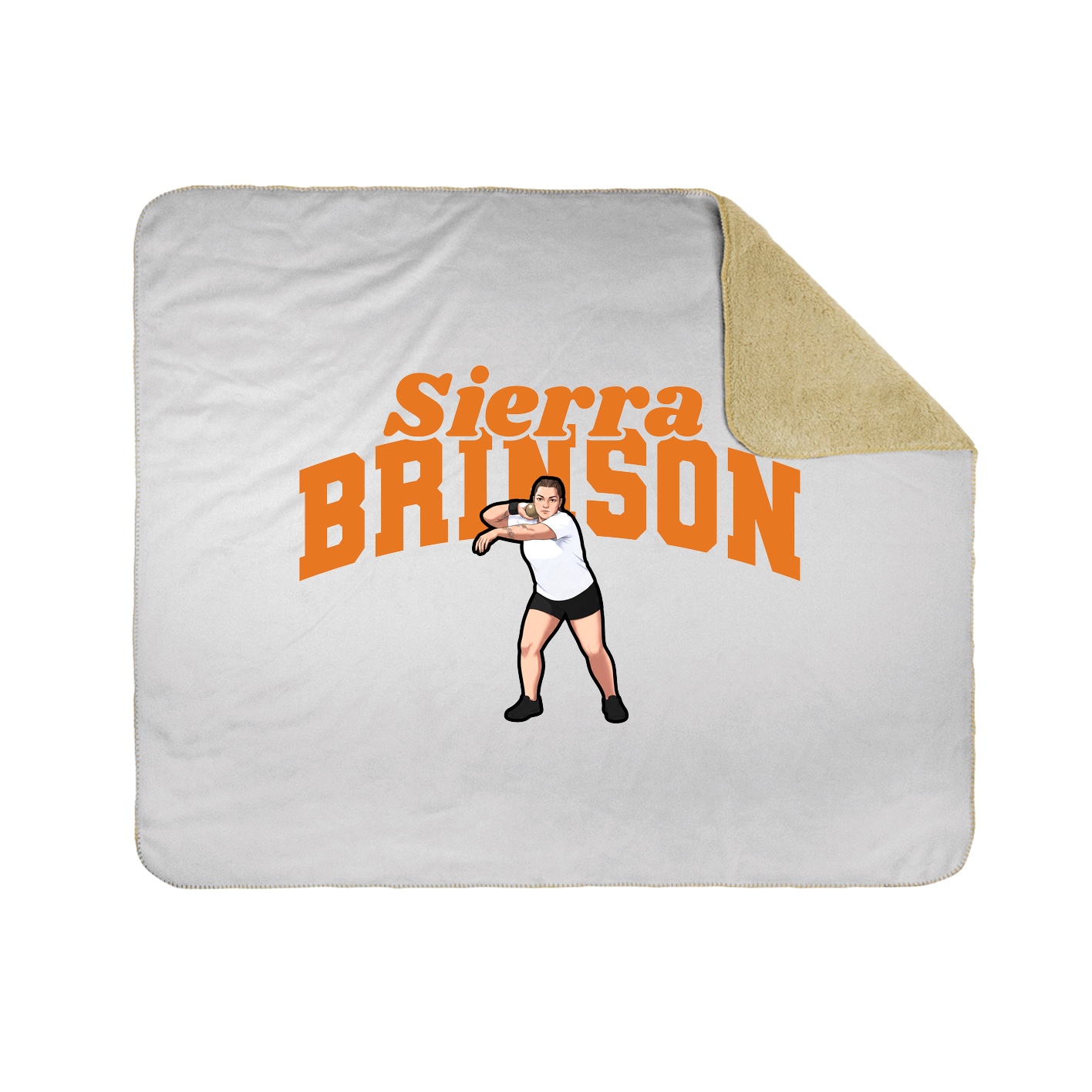 Throw Blanket — Signature Arch in White