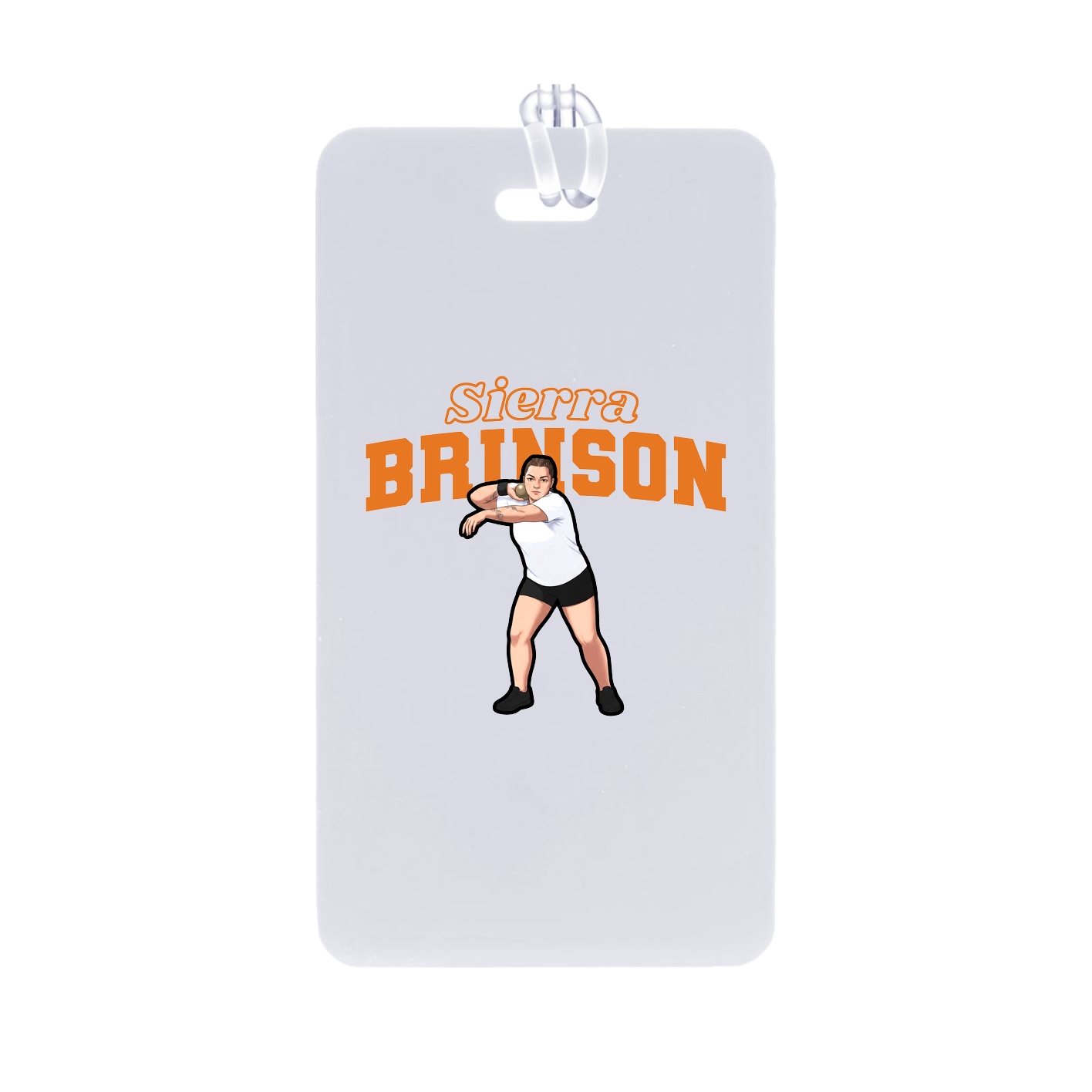 Bag Tag — Name Arch in Classic