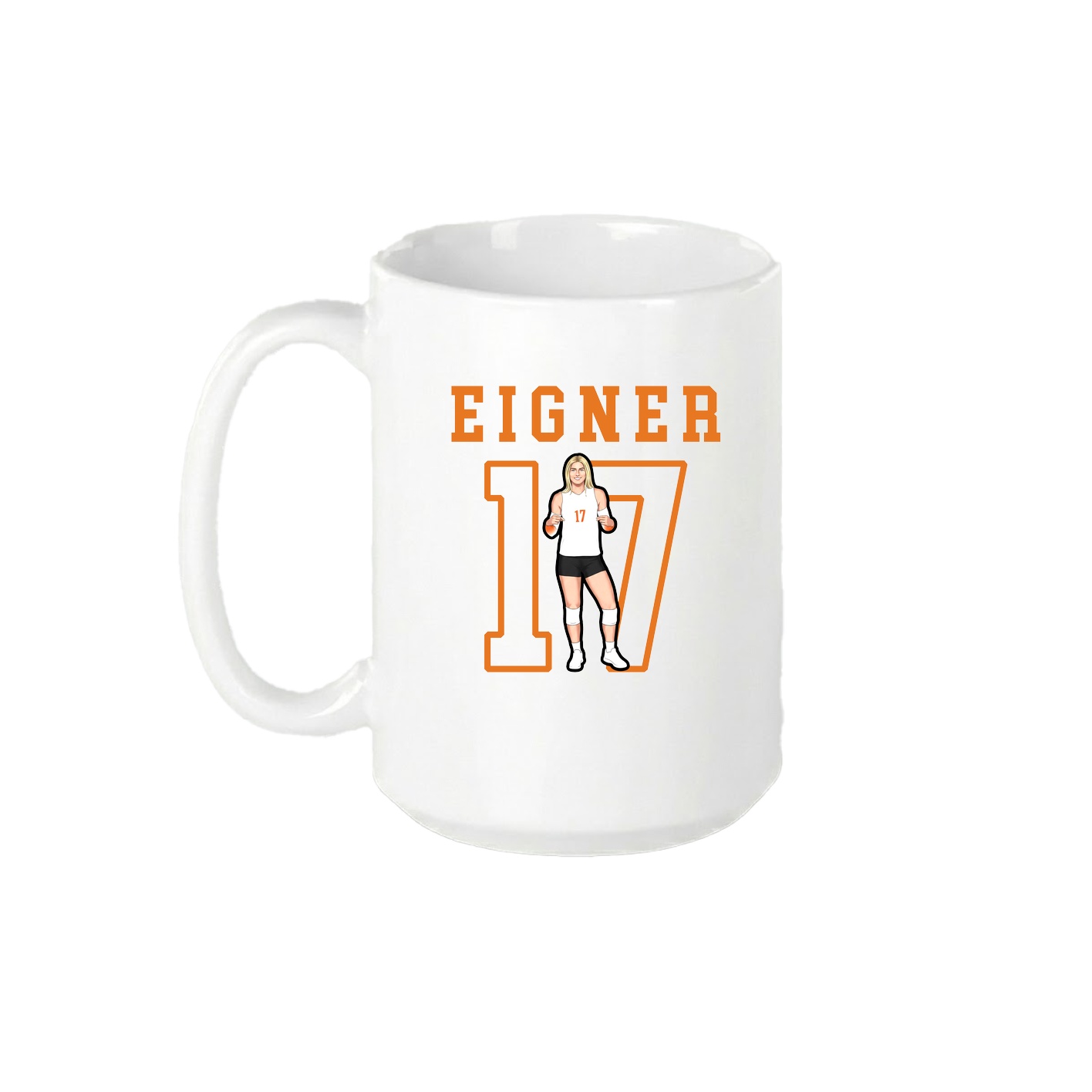 15oz Coffee Mug — Shirsey in White