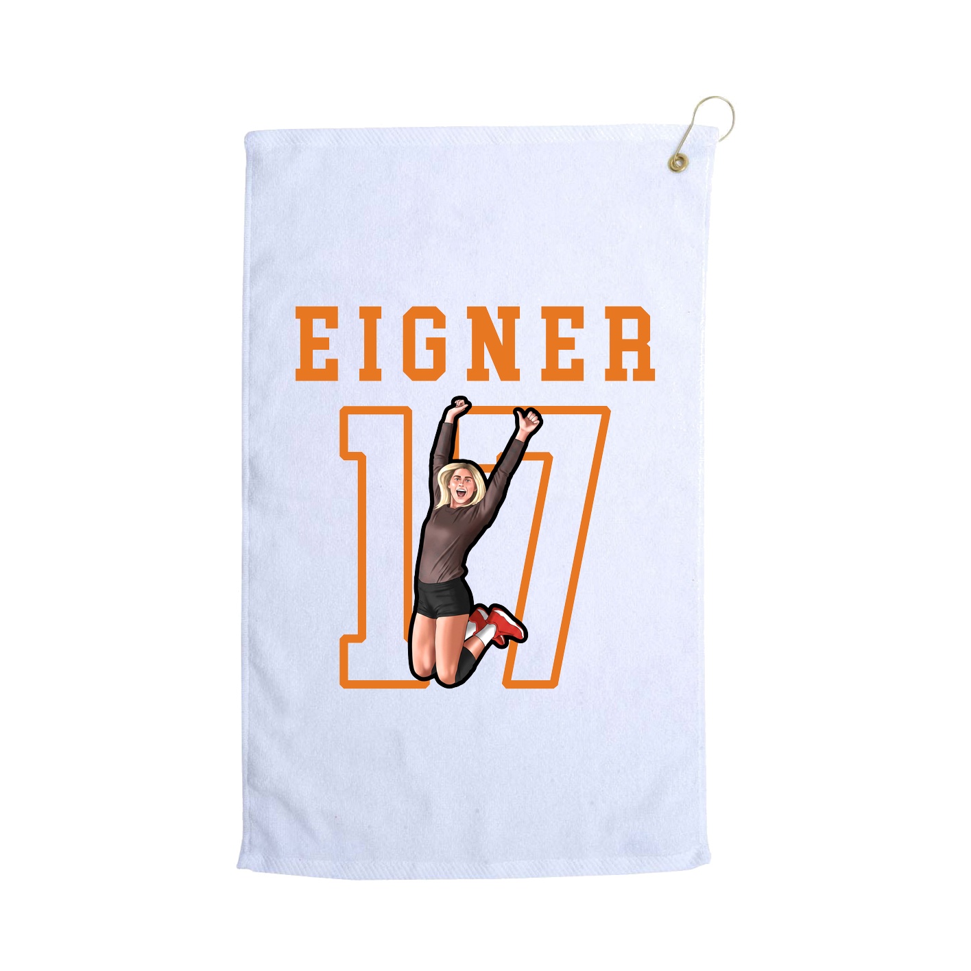 Golf Towel — Shirsey in White