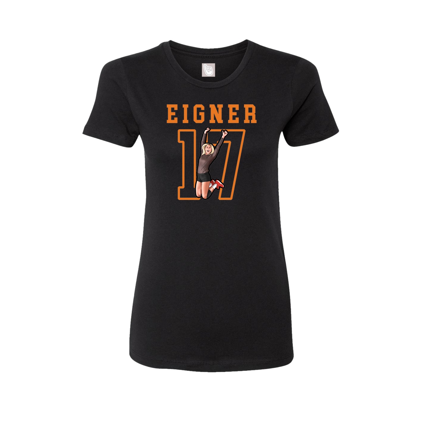 Fitted Women's Tee — Shirsey in Black