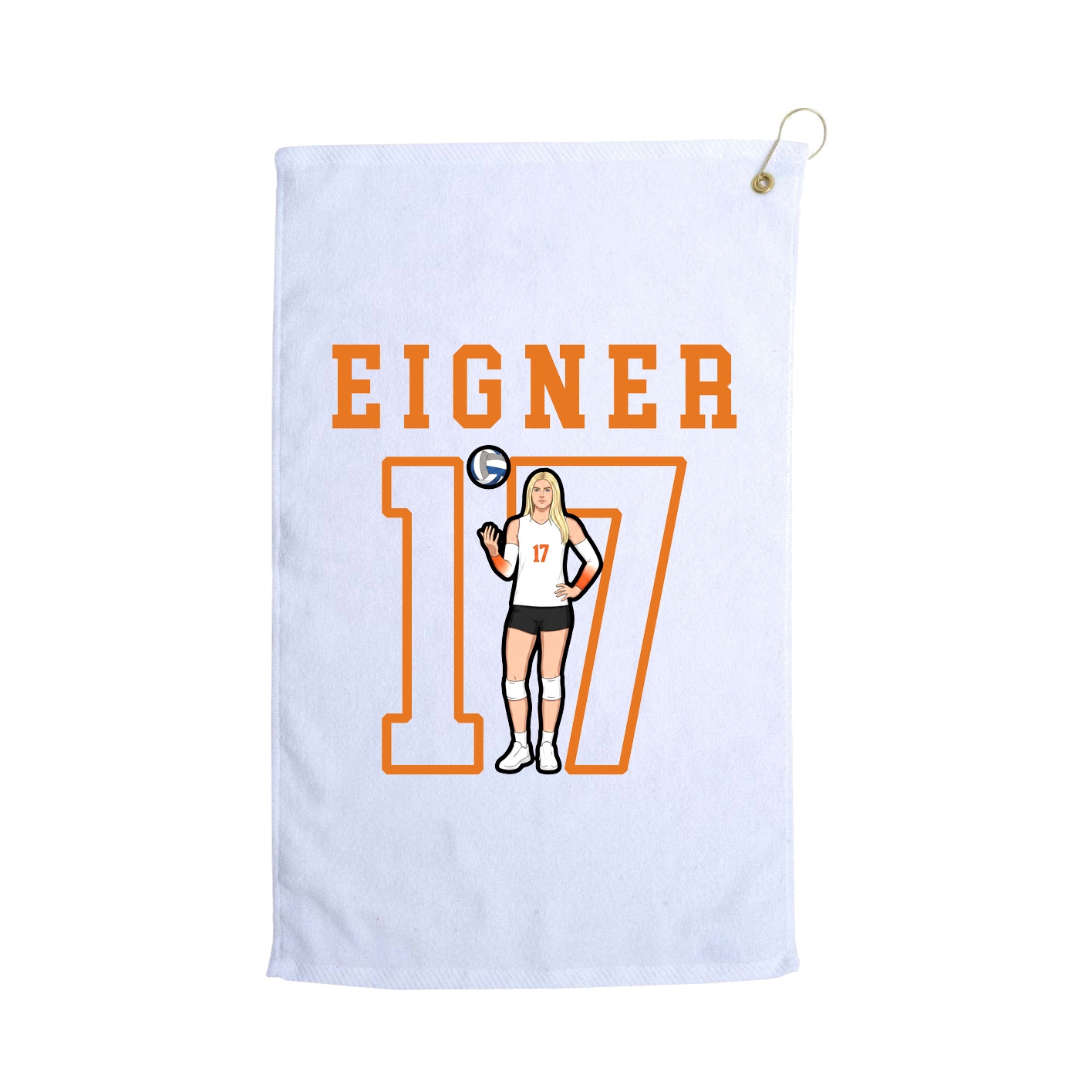 Golf Towel — Shirsey in White