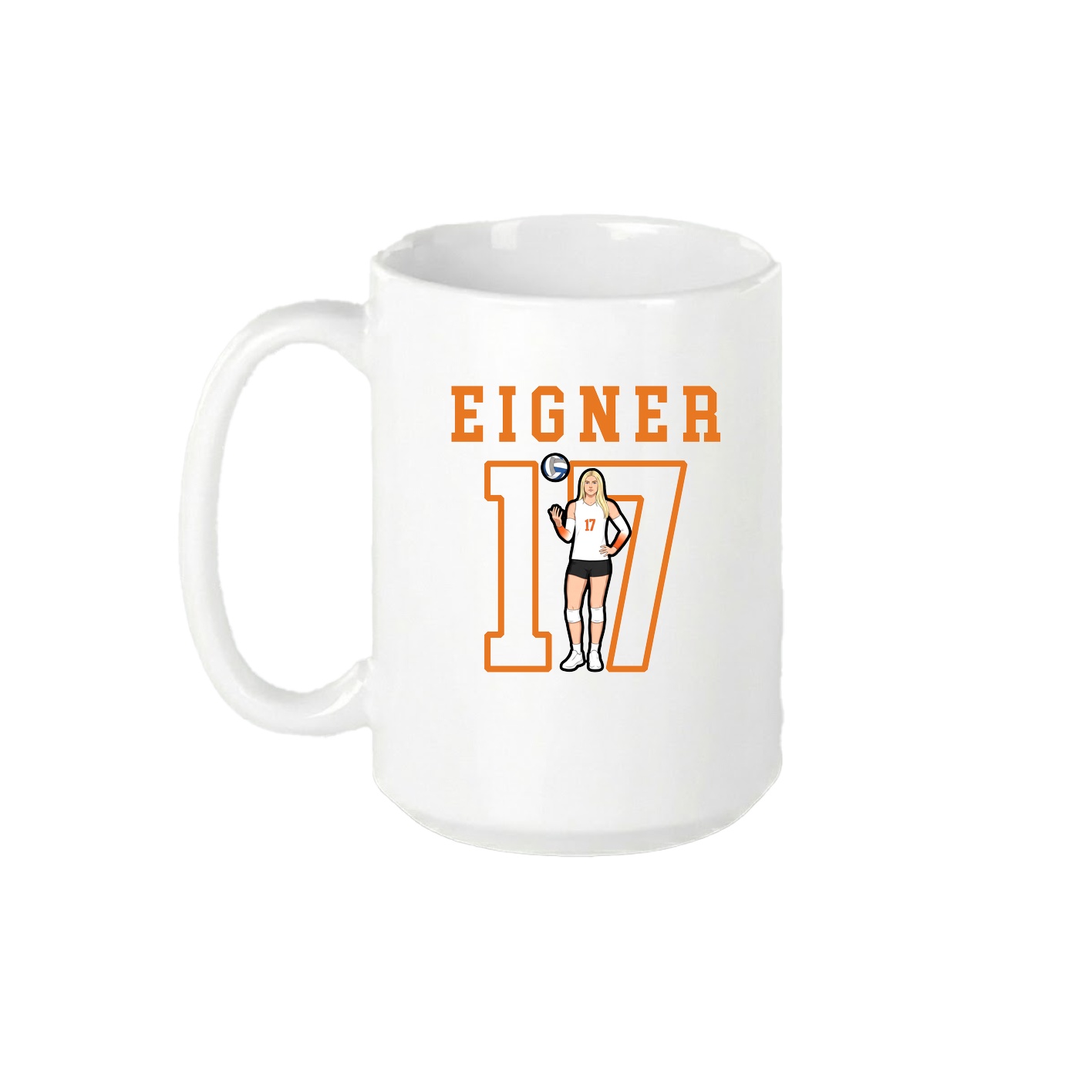 15oz Coffee Mug — Shirsey in White