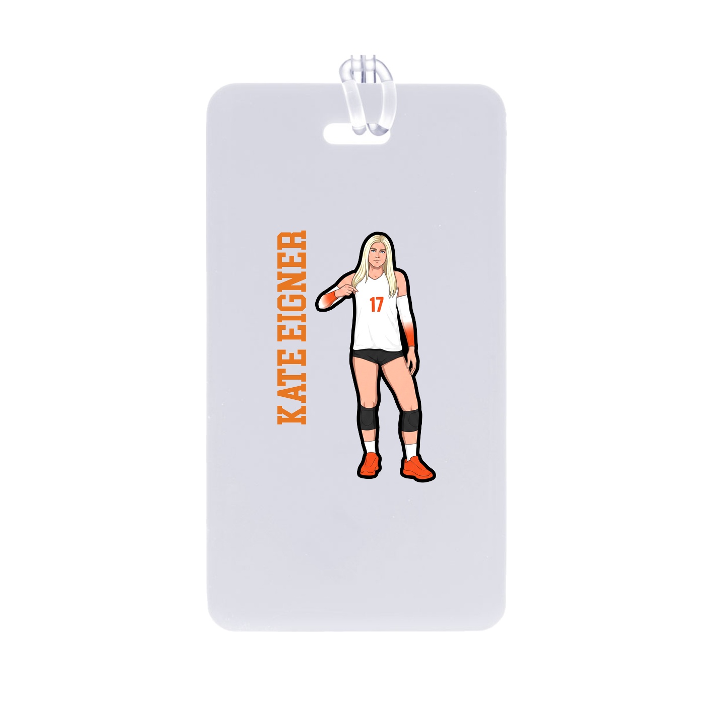 Bag Tag — Name Vertical in Classic