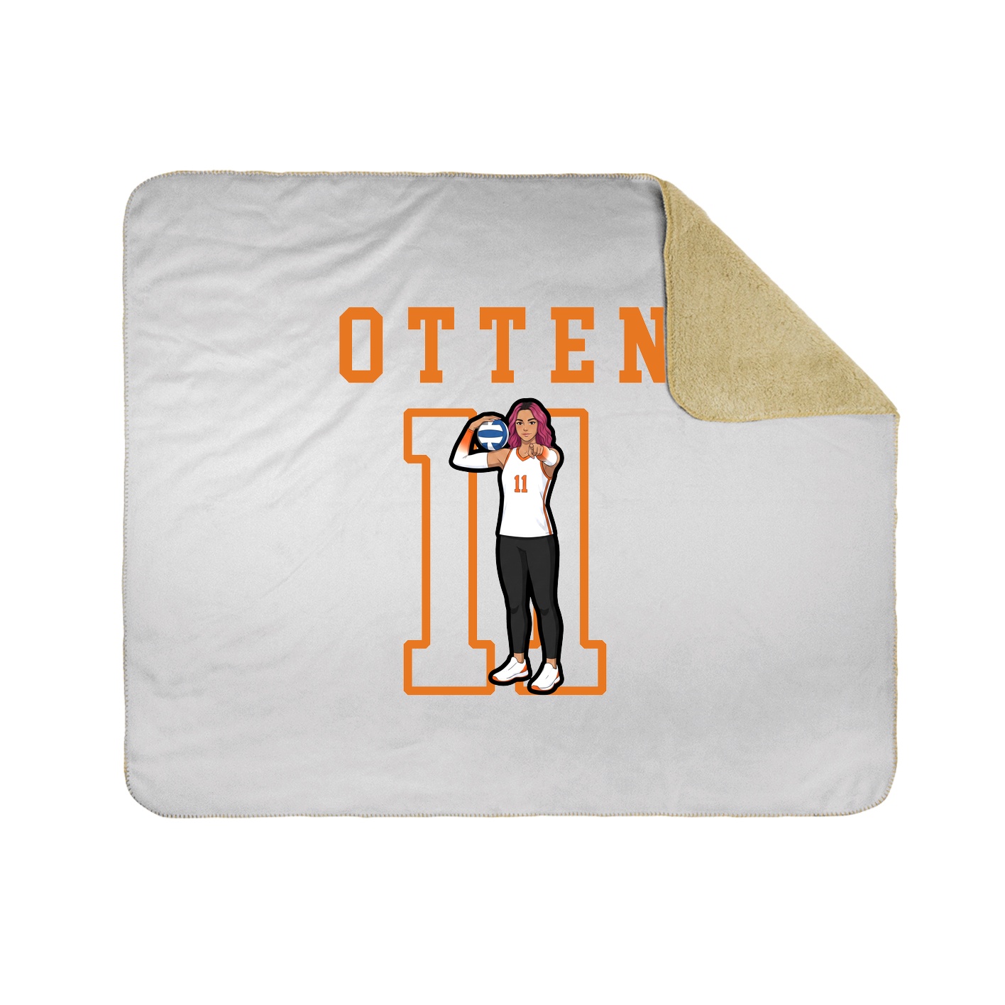 Throw Blanket — Shirsey in White