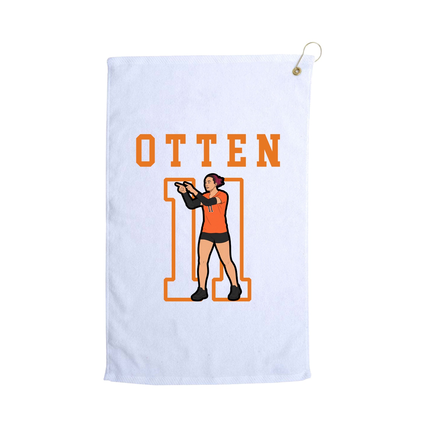 Golf Towel — Shirsey in White