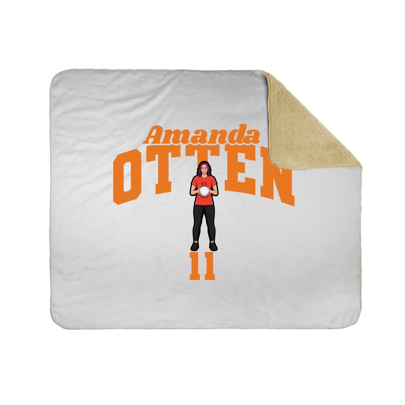 Throw Blanket — Signature Arch in White