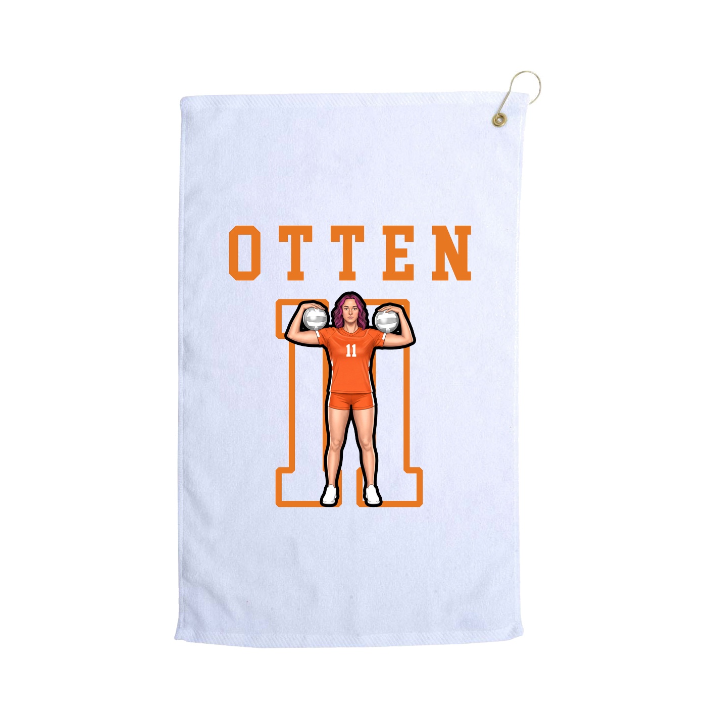 Golf Towel — Shirsey in White