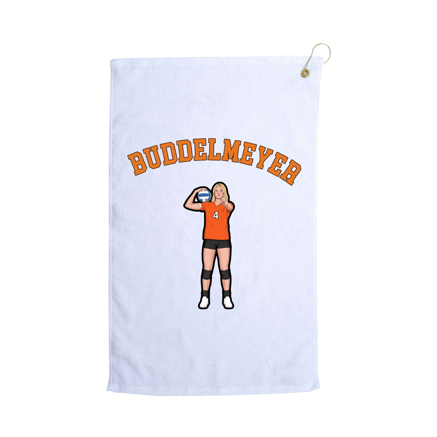 Golf Towel — Shirsey Arch in White