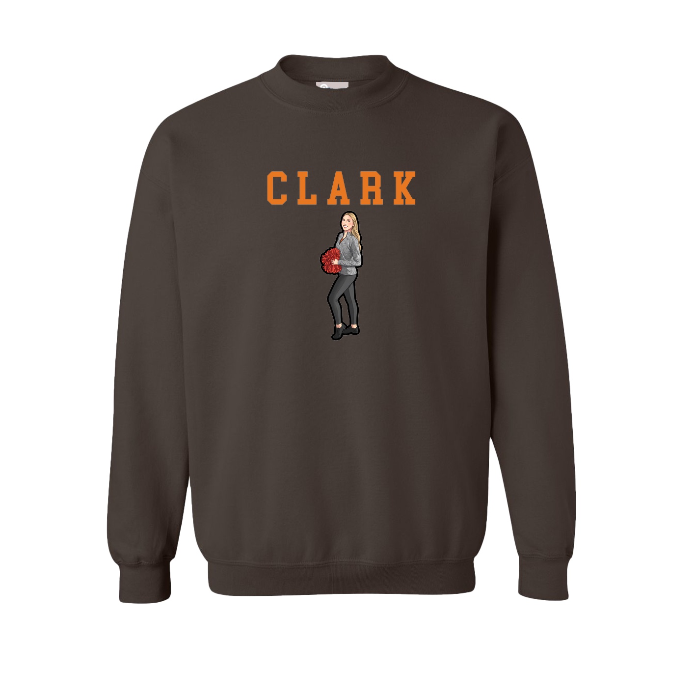 Fleece Crew — Shirsey in Brown