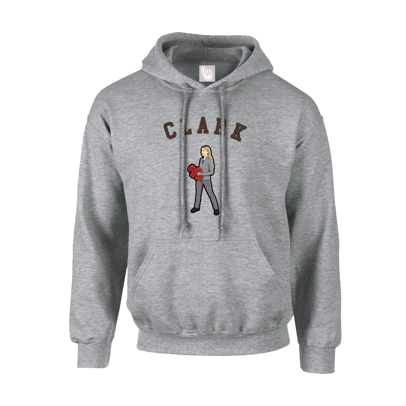 Youth Hoodie — Shirsey Arch in Grey