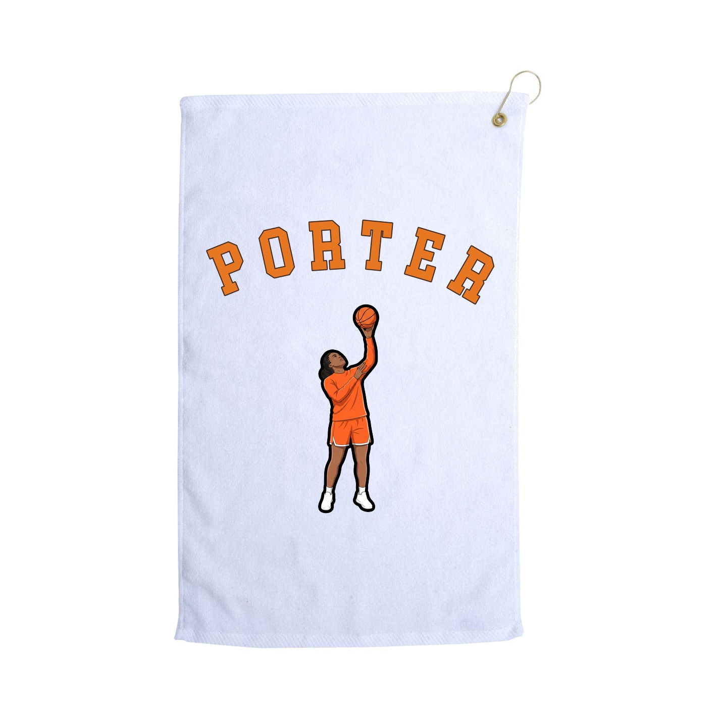 Golf Towel — Shirsey Arch in White