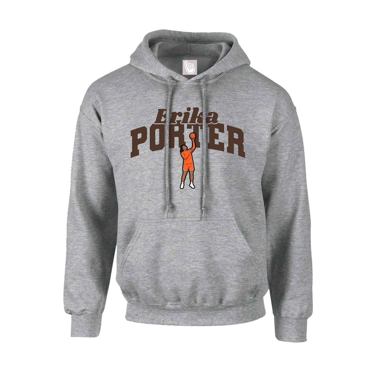 Hoodie — Signature Arch in Grey