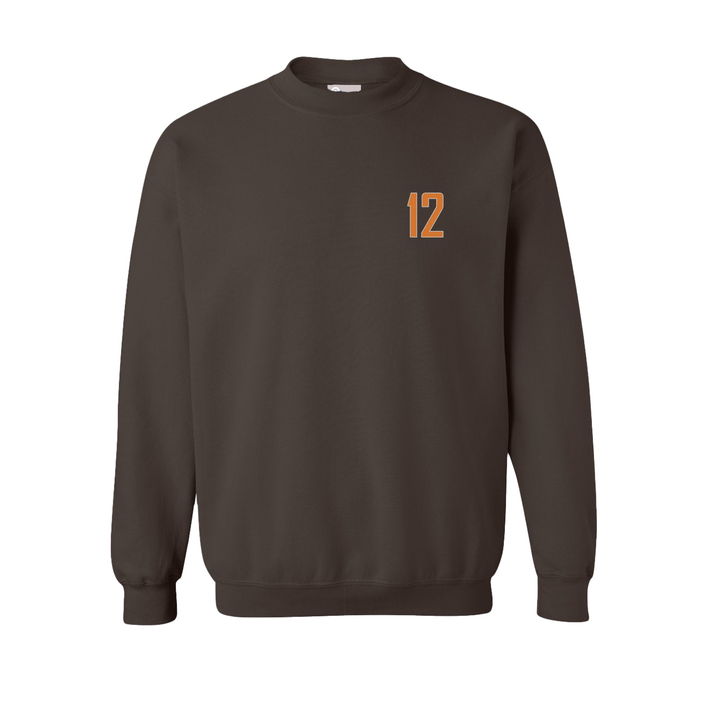 Fleece Crew — Front Shirsy in Brown