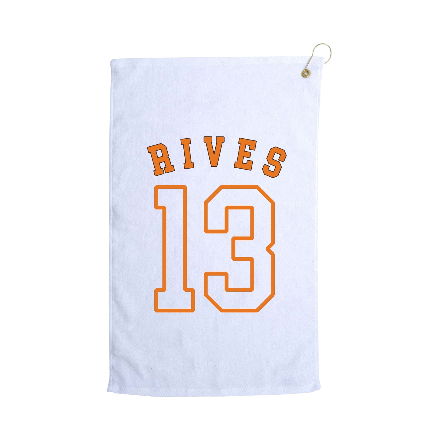 Golf Towel — Shirsey Arch in White