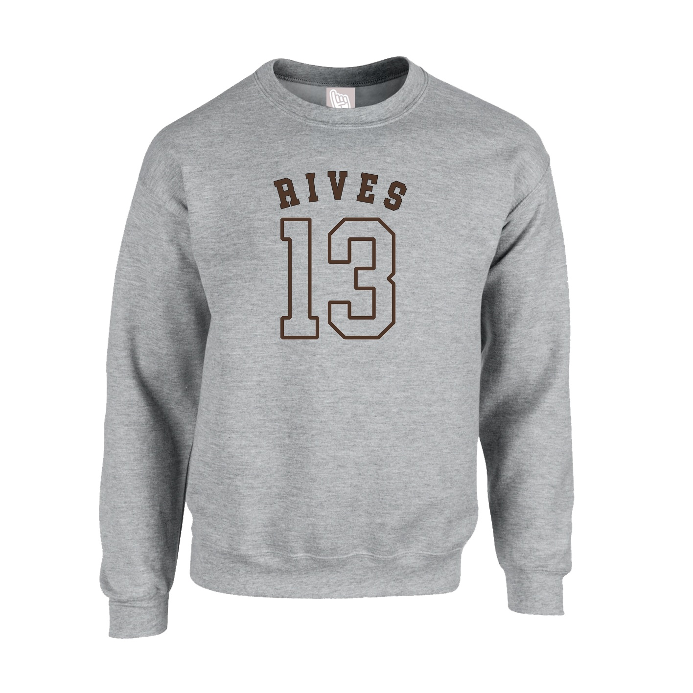 Fleece Crew — Shirsey Arch in Grey