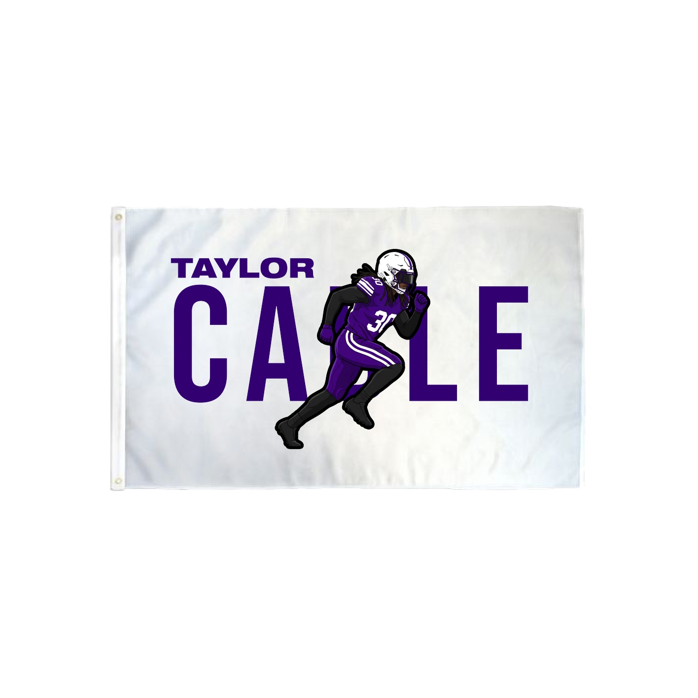 3x5 Flag — Player Name in Classic